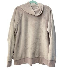 Lilac GAIAM Plush Cowl neck pullover sweater: Sz. XXL